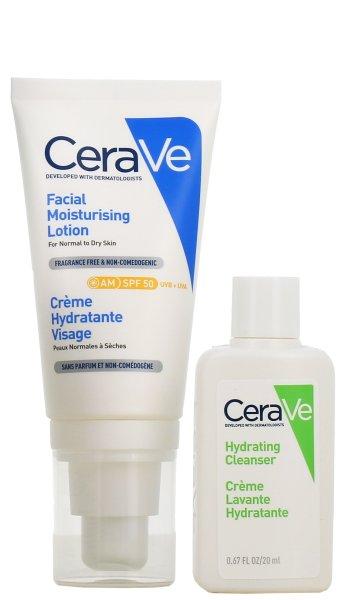 CeraVe Ápoló szett normál és száraz bőrre SPF 50 Moisturising Set