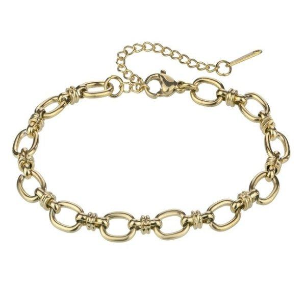 Marc Malone Aranyozott lánckarkötő Elisa Gold Bracelet MCB24012G