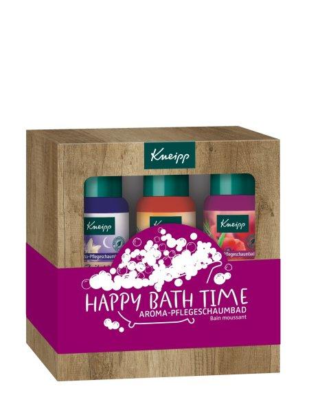 Kneipp Fürdőhab ajándékkészlet Boldog fürdés 3 x 100 ml
