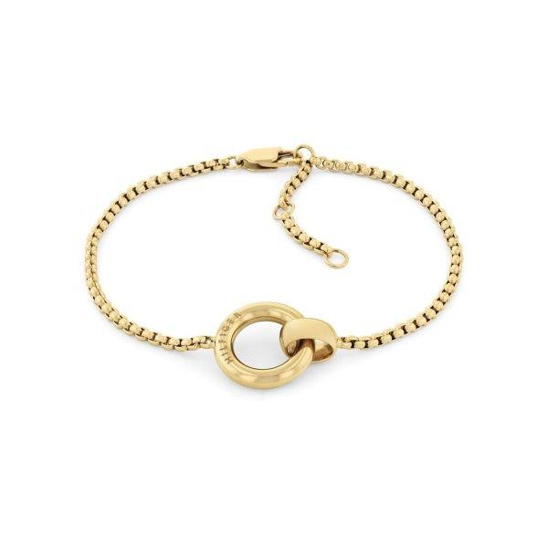 Tommy Hilfiger Aranyozott acél karkötő nőknek Circles 2780947