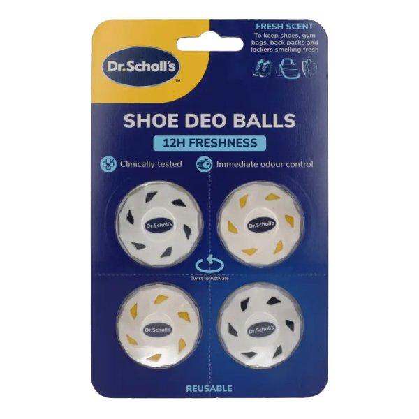 Scholl Cipőfrissítő golyók (Shoe Deo Balls) 4 db