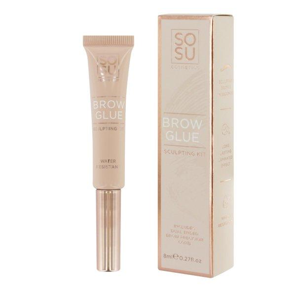 SOSU Cosmetics Szemöldökformáló szett Brow Glue (Sculpting Kit)