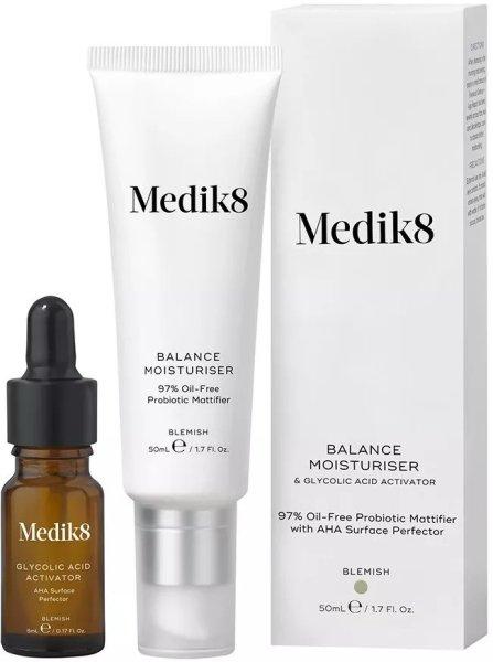 Medik8 Krém problémás bőrre Balance Moisturiser & Glycolic Acid Activator
(Surface Perfector) 50 ml