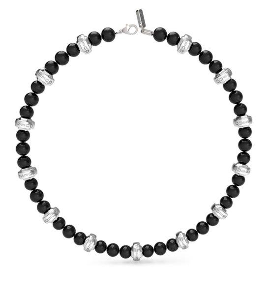 Guess Férfi gyöngy nyaklánc Edgy Styles JUMN04056JWSTBKT/U