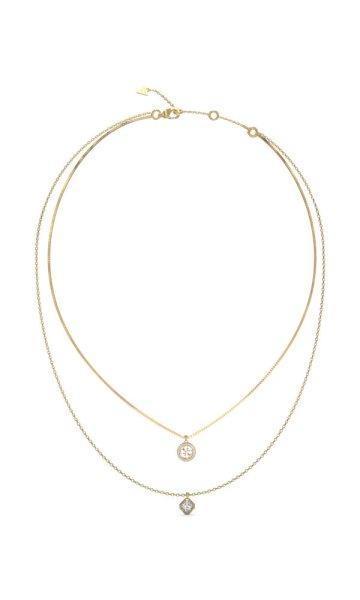 Guess Aranyozott dupla nyaklánc 4G Crush JUBN04159JWYGT/U