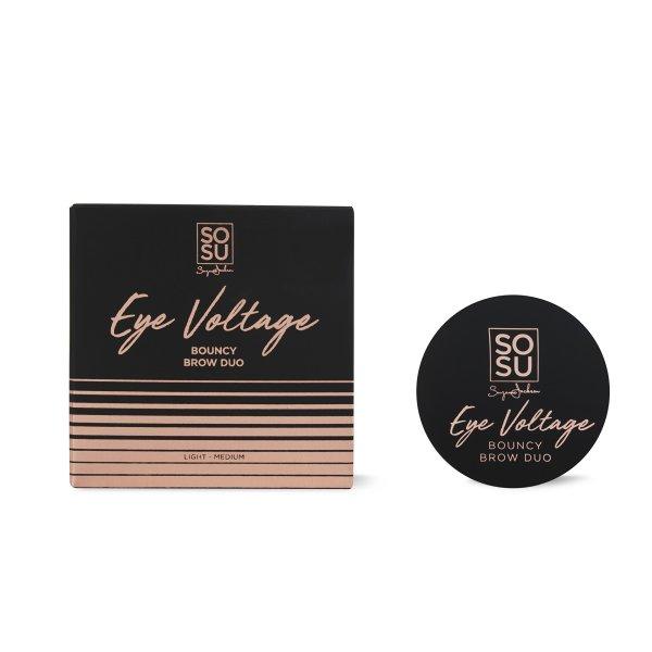 SOSU Cosmetics Szemhéjfestékek Eye Voltage (Bouncy Brow Duo) Light/Medium