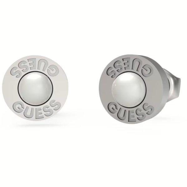 Guess Acél fülbevaló műgyönggyel Edgy Styles JUME04067JWSTWIT/U