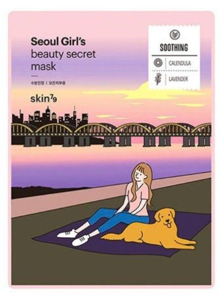 skin79 Nyugtató szövetmaszk Seoul Girl`s Beauty Secret Mask (Soothing Mask) 20
g