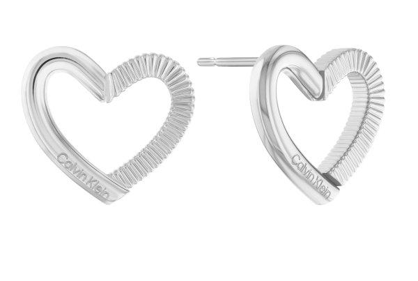 Calvin Klein Bájos acél fülbevaló Szívek Minimalist Hearts 35000390
