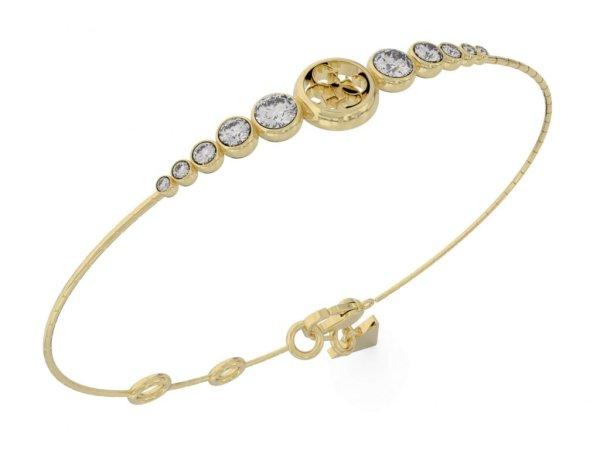 Guess Elegáns, aranyozott karkötő Perfect Illusion JUBB03371JWYG 14,5 - 18,5
cm - D