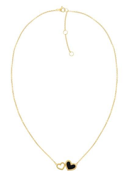 Tommy Hilfiger Gyönyörű aranyozott nyaklánc Enamel Hearts 2780742