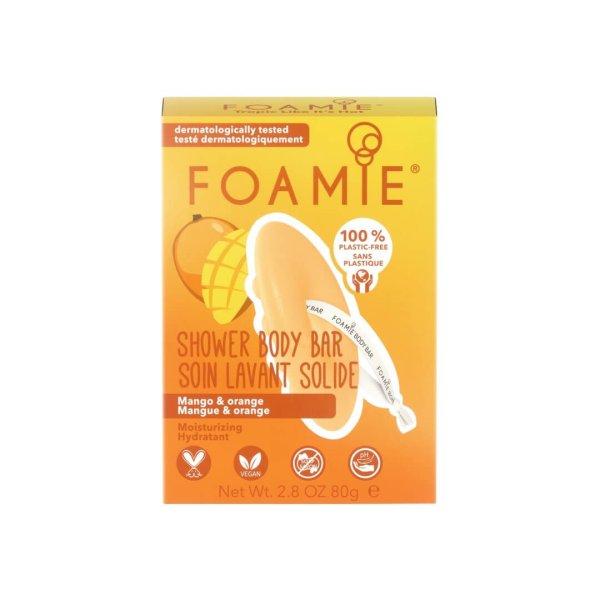 Foamie Hidratáló zuhanyszappan Tropic Like It`s Hot With Mango and Orange
(Shower Body Bar) 80 g
