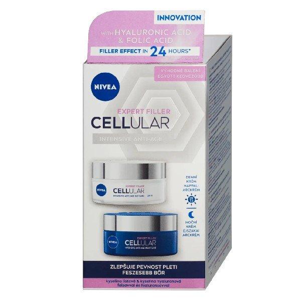 Nivea Feszesítő ápoló ajándékcsomag érett bőrre 45+ Hyaluron Cellular
Filler