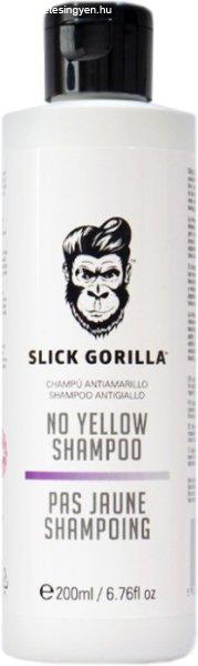 SLICK GORILLA Semlegesítő sampon szőke hajra (No Yellow Shampoo) 200 ml