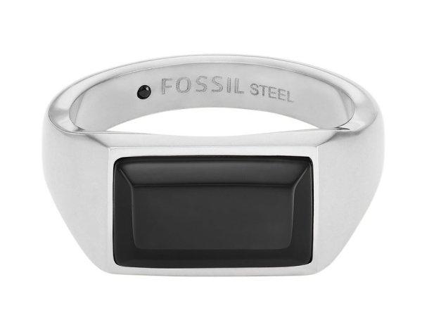 Fossil Modern férfi acél gyűrű All Stacked Up JF04603040 62 mm