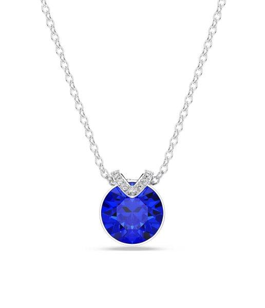 Swarovski Gyönyörű nyaklánc sötétkék kristályokkal Bella 5724286