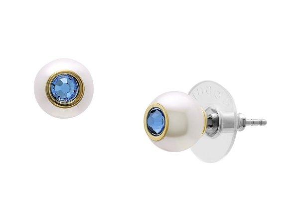 Fossil Bájos fülbevaló kék kristályokkal Bright Baubles JA7253710