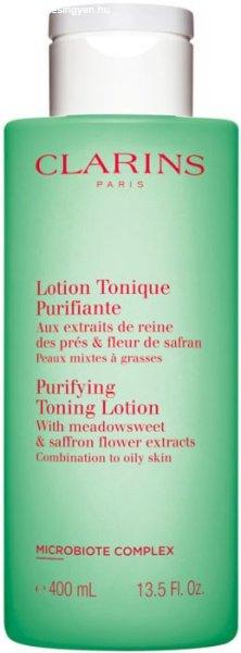 Clarins Tonizáló víz vegyes és zsíros bőrre (Purifying Toning Lotion) 400
ml - tartalékadag