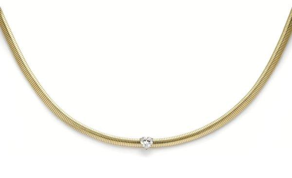 Liu Jo Bájos aranyozott szív nyaklánc Choker LJ2239