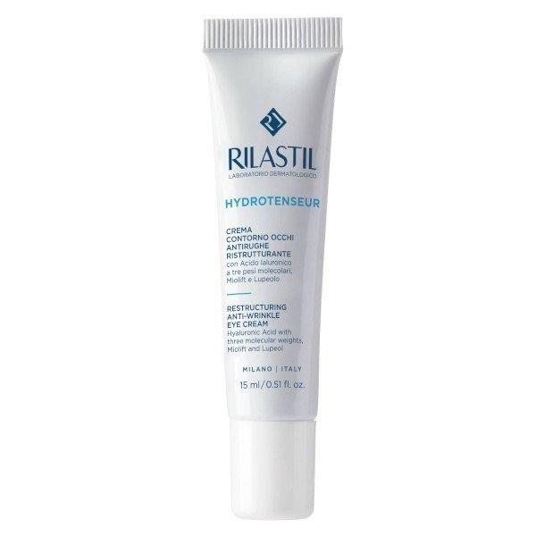 Rilastil Restrukturáló szemkörnyékápoló krém a ráncok ellen Hydrotenseur
(Restructuring Anti-Wrinkle Eye Cream) 15 ml