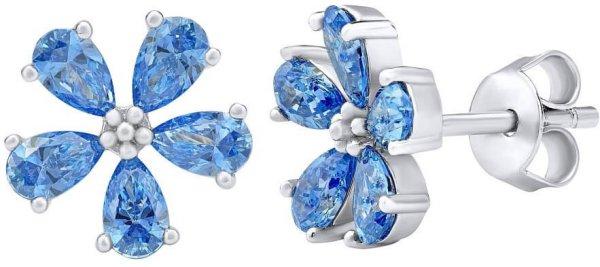 Silvego Ezüst fülbevaló Swarovski kristályokkal ALEXANDRIA MW13891A