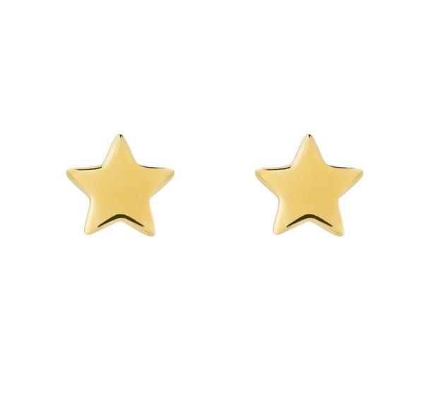 Preciosa Minimalista aranyozott fülbevaló Moon Star 5364Y00