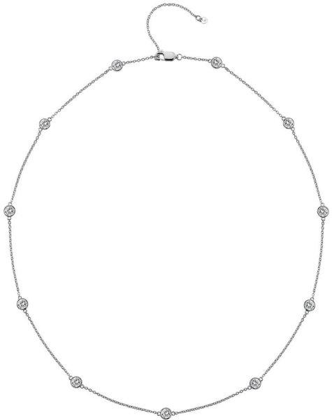 Hot Diamonds Luxus ezüst nyaklánc topázzal és valódi gyémánttal Willow
DN130