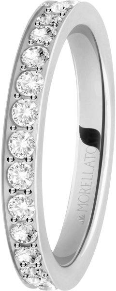 Morellato Acél gyűrű kristályokkal Love Rings SNA41 52 mm