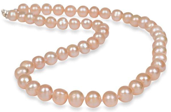 JwL Luxury Pearls Nyaklánc lazac színű igazgyöngyökkel JL0267