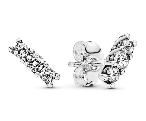 Pandora Kis fülbevaló kristályokkal Timeless 290725CZ