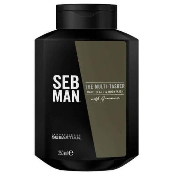 Sebastian Professional Haj-, szakáll- és testsampon SEB MAN The Multitasker
(Hair, Beard & Body Wash) 50 ml