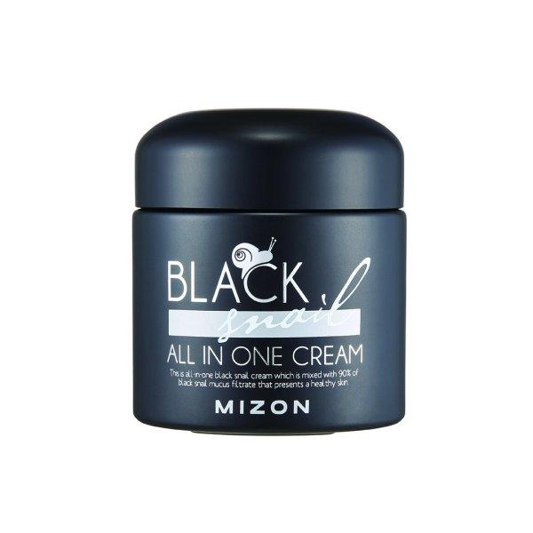 Mizon Arcápoló krém afrikai fekete csiga váladék szűrővel 90% (Black
Snail All In One Cream) 35 ml