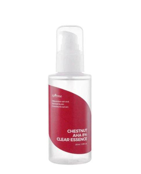 Isntree Arcápoló esszencia Chestnut Aha 8% (Clear Essence) 100 ml