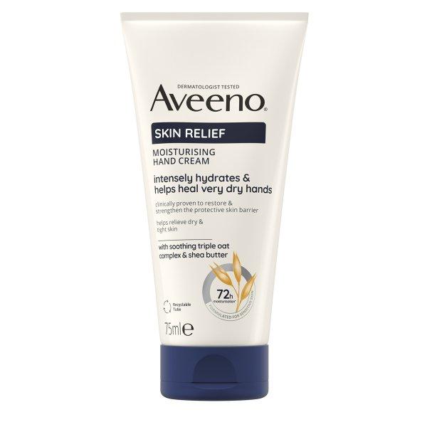 Aveeno Hidratáló kézkrém parfüm nélkül Skin Relief (Moisturising Hand
Cream) 75 ml