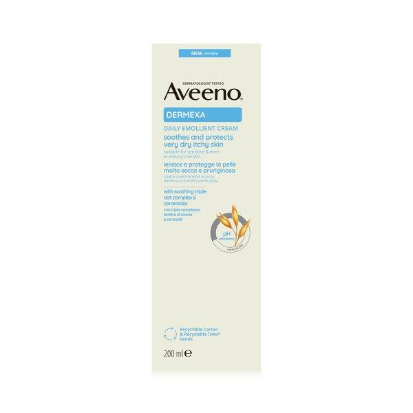 Aveeno Parfümmentes bőrpuhító testápoló krém Dermexa (Daily Emollient
Cream) 200 ml