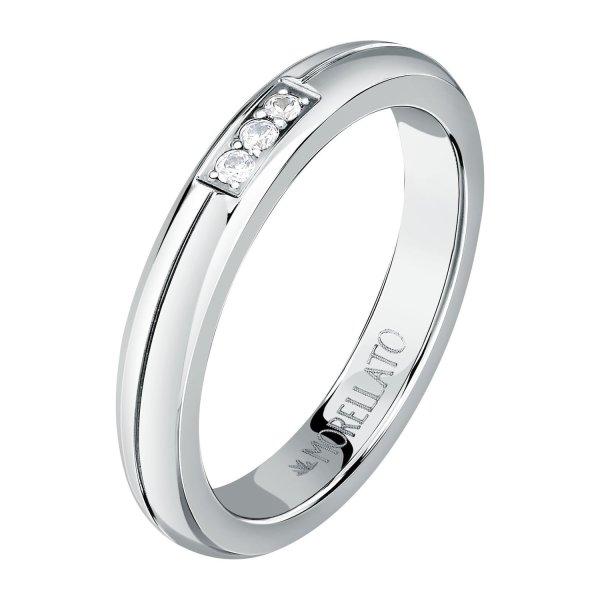 Morellato Bájos acél gyűrű kristályokkal Love Rings SNA48 54 mm