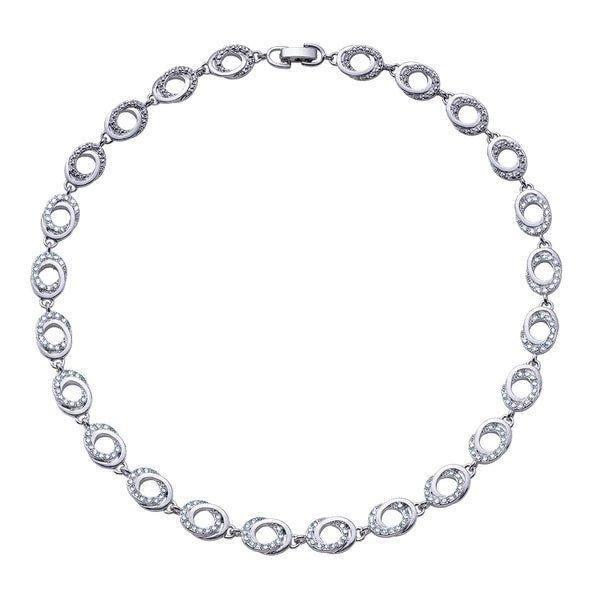 CRYSTalp Luxus nyaklánc kristályokkal Orbita 12210.R