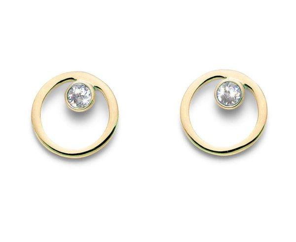 CRYSTalp Elegáns, aranyozott fülbevaló Mirage 42215.G