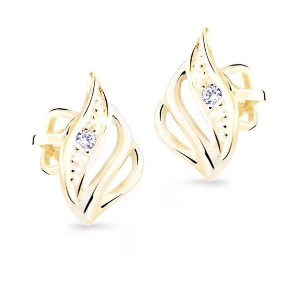 Cutie Diamonds Luxus arany gyémánt fülbevaló DZ8024-L-30-00-X-L1