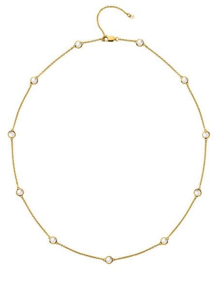 Hot Diamonds Luxus aranyozott nyaklánc topázzal és valódi gyémánttal
Gemstone DN212