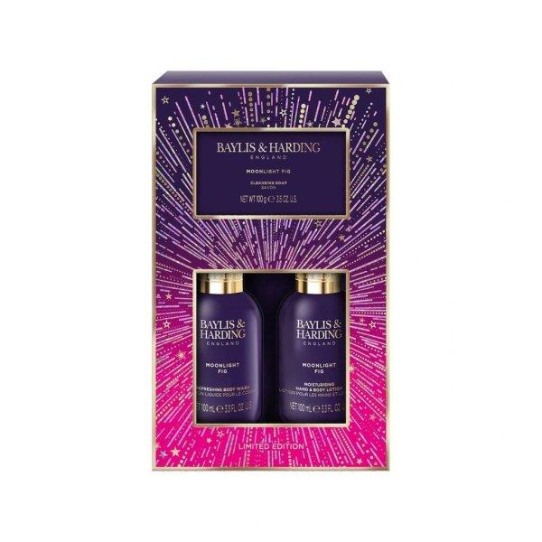 Baylis & Harding Ajándékszett szilárd szappannal Füge & Gránátalma 3 db