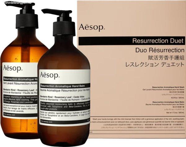Aesop Kézápoló ajándékcsomag Resurrection Duet