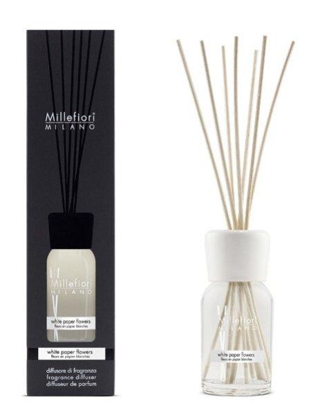 Millefiori Milano Aromadiffúzor Natural White Paper Flowers 100 ml