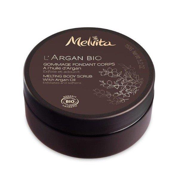 Melvita Argán olajos testradír L´Argan Bio (Melting Body Scrub) 150 g
