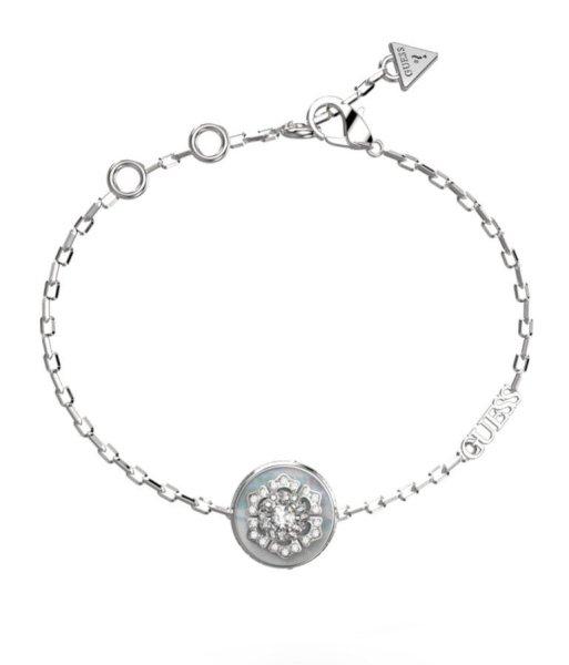 Guess Bájos acél karkötő La Fleur JUBB04549JWRH 14,5 cm