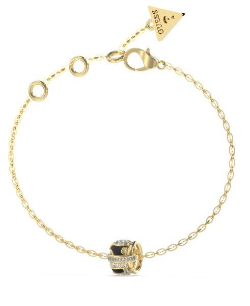 Guess Bájos aranyozott karkötő kristályokkal Fabulous Me JUBB05192JWYGBK
18,5 cm