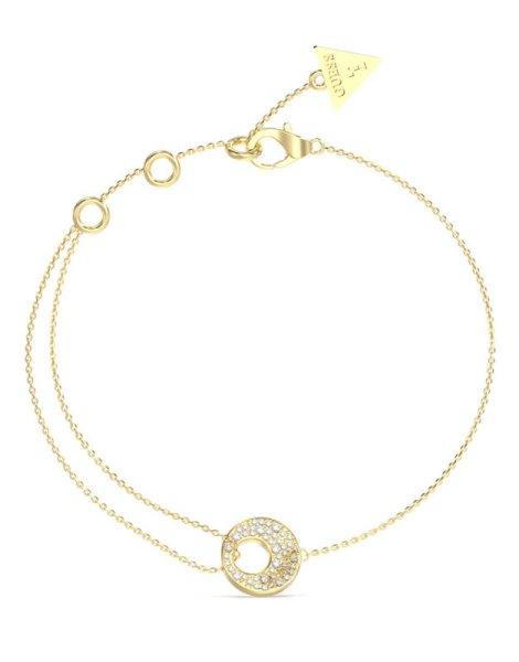 Guess Női aranyozott karkötő Blooming Summer JUBB05224JWYG 18,5 cm