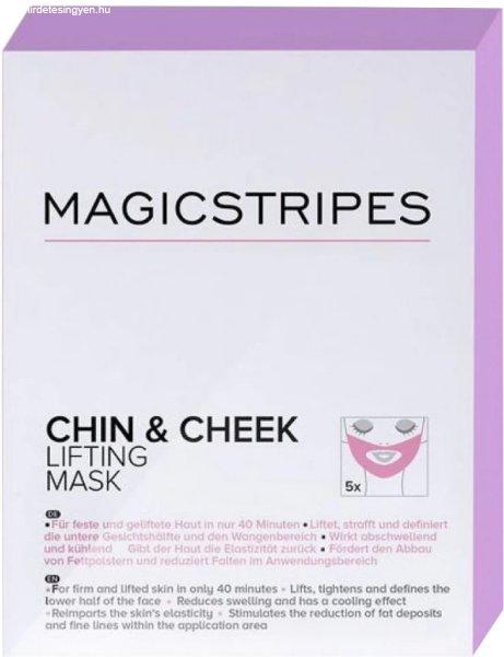 MAGICSTRIPES Lifting maszk állra és arcra (Chin & Cheek Lifting Mask) 5 db