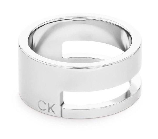 Calvin Klein Női acél gyűrű Geometric Essentials 35000680 58 mm