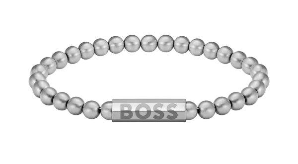 Hugo Boss Acél karkötő gyöngyökkel Sphere 1580658 17,5 cm